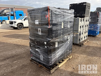 Quantity of (5) - Pallets - 40 items total - Large Equipment Cases and - 2U-3U-4U-5U-7U - General Dynamics Server Cases - Computer Accessories (Unused)