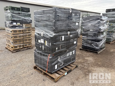 Quantity of (5) - Pallets - 42 items total - Equipment Cases - Northrup Grumman-Pelican and - 4U-6U - Server Cases - Computer Accessories (Unused)
