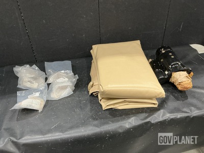 (12) Vehicular Components Brackets, (2) Fitted Covers & Assorted Items