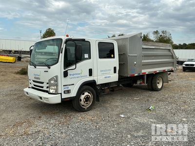 2016 Isuzu NPR 4x2 Crew Cab Transfer S/A Dump Truck