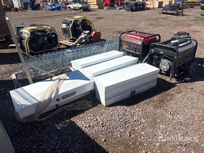 Quantity of (8) Generators and Shop Vacs Tool Box