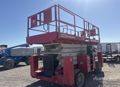 2017 MEC 6092RT 4x4 Diesel Scissor Lift