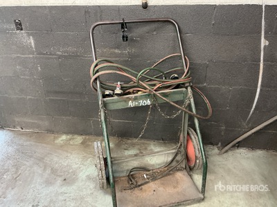 Oxygen/Acetylene Torch Gauges w/Cart