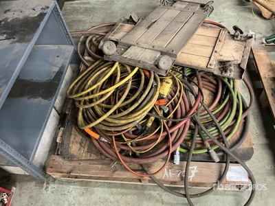 Quantity of Air Line Hoses and Shop Creepers
