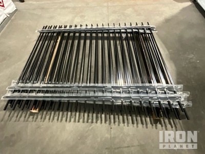 Quantity of (2450) 8 in x 6 ft Powder Coated Zaun (Unused)