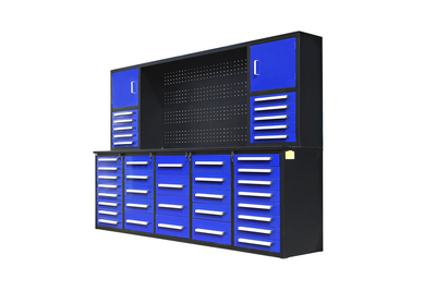 2026 Suihe NWB-H40DB-10 9 ft 9 in 42-Drawer Banco Gabinete de Herramientas (Sin Usar) / Workbench (Unused)