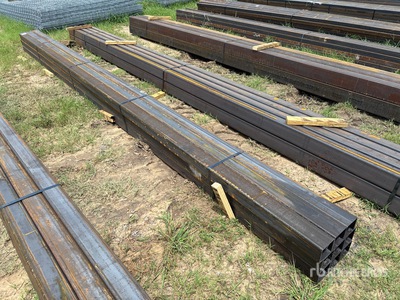 Quantity of (9) 4 in x 4 in Square Tube