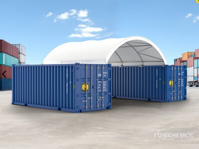 2026 Suihe C2020 20 ft x 20 ft Carpa Protectora para Contenedores (Sin Usar) / Container Storage Canopy (Unused)