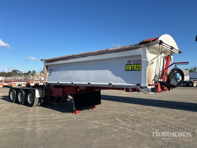 2011 Howard Porter 5.5 m Tri/A B-Double Lead Side Dump Trailer