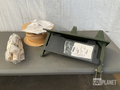 (110) Straps, (1) Wire Rope, (1) Platform Assembly & Assorted Items