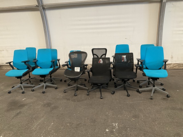 (12) Office Chairs