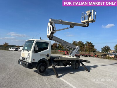 2019 Multitel HX195 19 m on Nissan Cabstar 35.13 Piattaforma Autocarrata