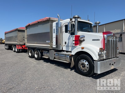 2014 Kenworth T409 6x4 & 2014 Tefco 8.2 m Quad Dog Combination T/A Dump Truck