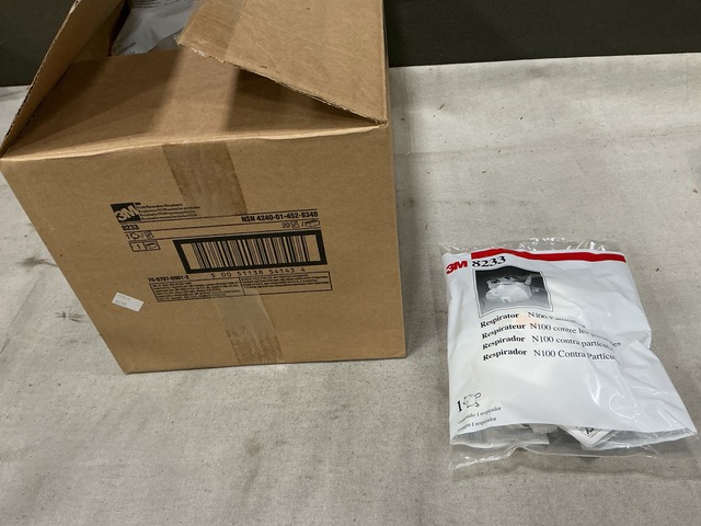 (56) Cases of 3M 8233 Respirators