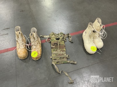 (29) Hydration System Carriers, (46) Entrenching Tool Carriers & Assorted Items