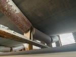 Feeder with Abführbandrollen