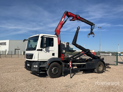 2016 M.A.N. TGM 18.250 4x2 2016 Fassi F65A 0.22 Haakarm vrachtwagen