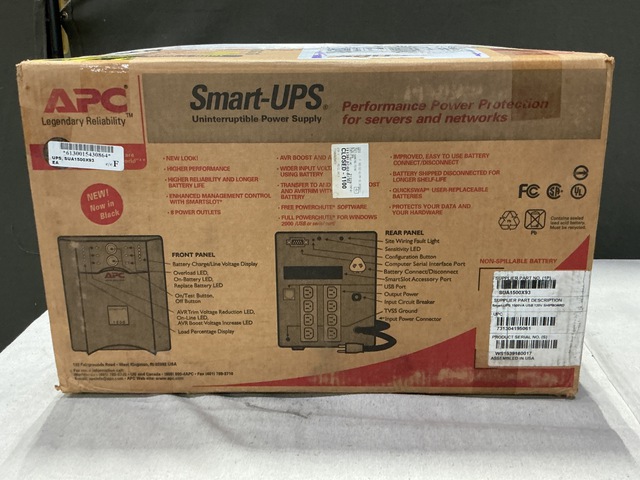 (18) APS SUA1500X93 UPS Uninterruptible Power Supplies (18) APS SUA1500X93 UPS Uninterruptible Power Supplies