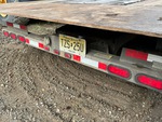 Trailer Chassis with License Plate Light Functional