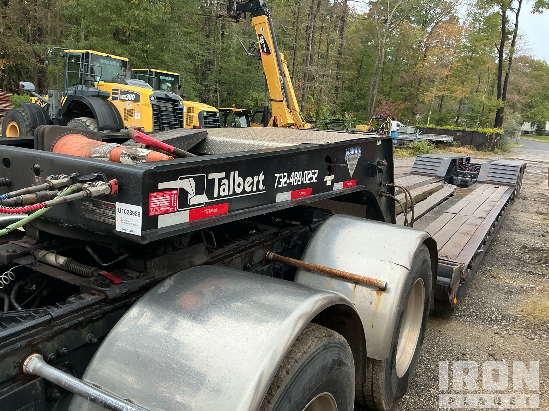 2018 Talbert 55SAHRG Tri/A Tri/A 55ton, newer deck replacement Lowboy Trailer