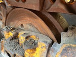 Undercarriage with Left Front Idler