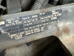 Engine with Emission Label