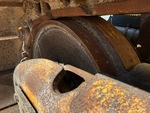 Undercarriage with Left Front Idler