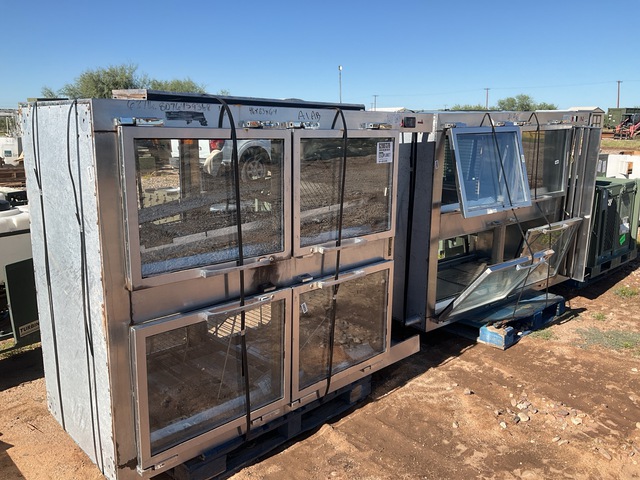 (2) Traulsen RHF232WP-HHG Pass-Thru Heated Cabinets