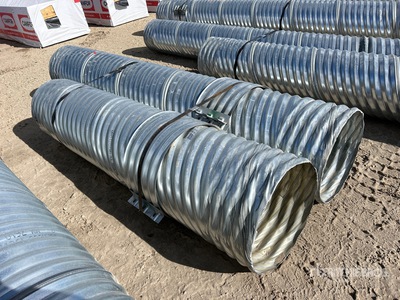 Quantity of (2) Culverts: 600-610mm Plus Coupler (Unused)
