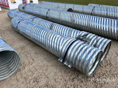 Quantity of (2) Culverts: 490-500mm Plus Coupler (Unused)