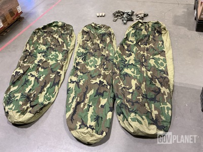 (12) Bivy Covers, (10) Universal Pistol Holsters & Assorted Items