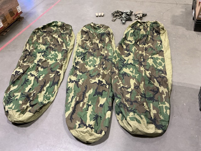 (12) Bivy Covers, (10) Universal Pistol Holsters & Assorted Items (12) Bivy Covers, (10) Universal Pistol Holsters & Assorted Items