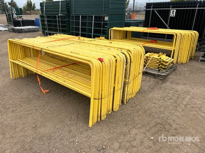 Quantity of 10 Ft. Guardrails & Bases