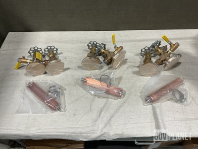 (3) Jacoby Tarbox TMS-8953 Liquid Level Gage Stems