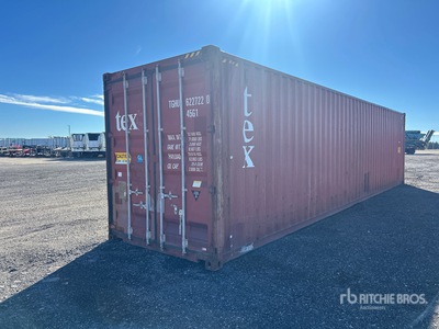 2010 40 ft High Cube Storage Container