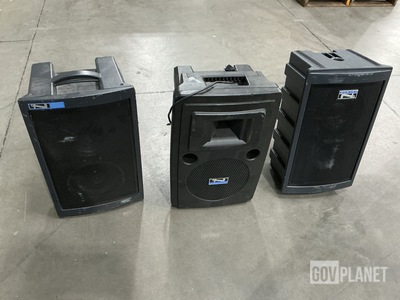 (8) Assorted Anchor Audio Speakers