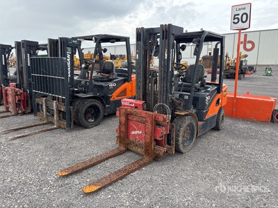 2022 Doosan D30S7 5500 lb Cushion Tire Forklift