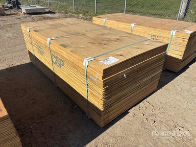 Quantity of (50) 5/8" 4x8 CSP/DFP No Stamp Plywood (Unused)