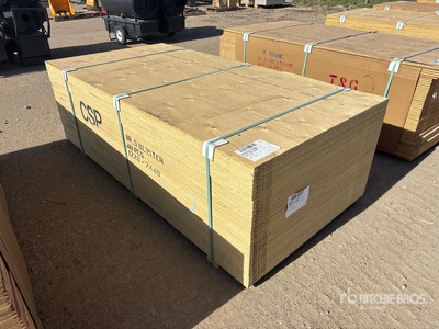 Quantity of (40) 3/4" 4x8 CSP/DFP No Stamp Plywood (Unused)
