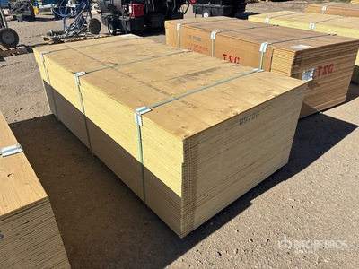 Quantity of (40) 3/4" 4x8 CSP/DFP No Stamp Plywood (Unused)