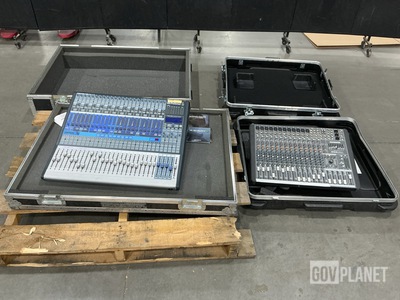 (1) Live Sound Mixer & (1) Digital Performance/Recording Mixer