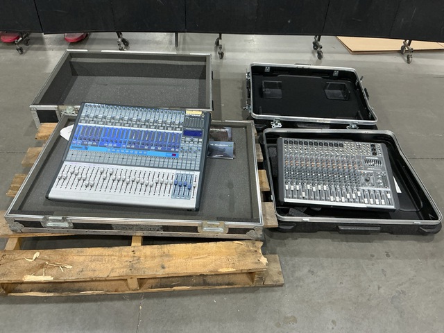 (1) Live Sound Mixer & (1) Digital Performance/Recording Mixer
