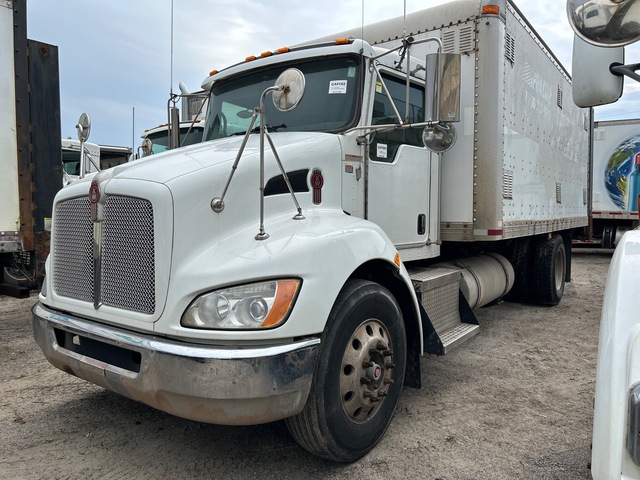 2013 Kenworth T370 Splendour 4x2 Dry van body Van Truck (Inoperable)