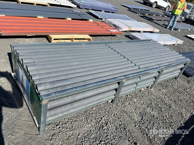 Quantity of (58) 2.5 in x 9 ft 10 inch Grey UPVC Rigid Non-Metallic Conduit (Unused)