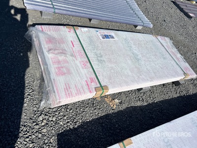 Quantity of (20) 35 in x 8 ft Multiwall Polycarbonate Pane in Clear (Unused)