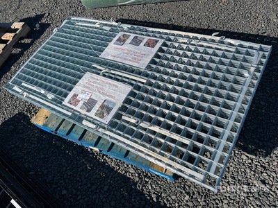Quantity of (40) 3 ft x 6 ft Galvanized Garden Mesh Steel