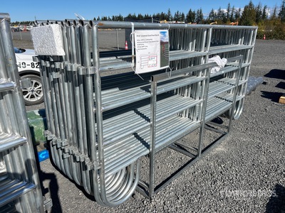 Quantity of (20) 10 ft x 5 ft Livestock Corral Panel (Unused)