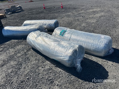 Quantity of (4) 6.6 ft x 164 ft Bubble Aluminum Foil Reflective Insulation (Unused)