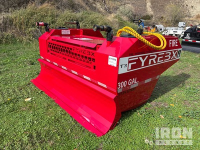 2024 Fyrebx T300 Water Spraying / Hydroseeding Divers - Fits Skid Steer Loader (Unused)