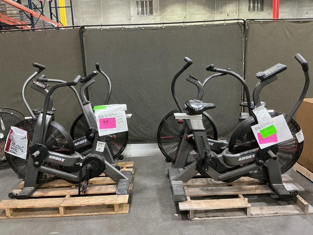 (4) Assault Fitness AirBike Elite Exercise Bikes